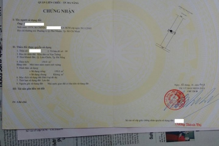 Chính chủ bán 01 lô đường Kinh Dương Vương (nối dài), Hòa Khánh Bắc, Liên Chiểu, Đà Nẵng., Nhà Đất Sông Hàn