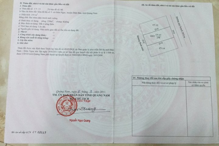 Bán 250m2 Đất MT đường Văn Tiến Dũng, Khu Làng Đại Học Đà Nẵng &amp; Quảng Bam, Nhà Đất Đà Nẵng